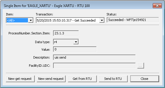 Single Element Data Group Dialog Box